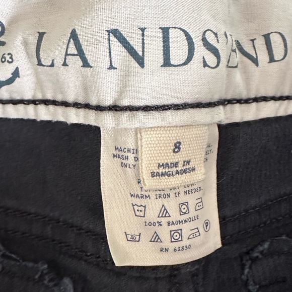 LAND’S END kids Corduroys size 8 navy blue girls cords - Picture 9 of 10